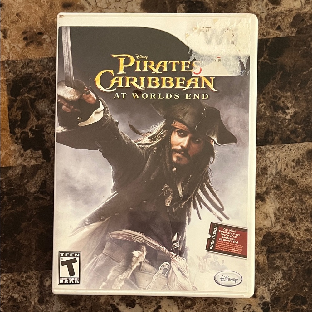 Disney Pirates of the Caribbean: At World's End - Black and White Adventure Game